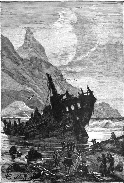 The wreck of the Uranie